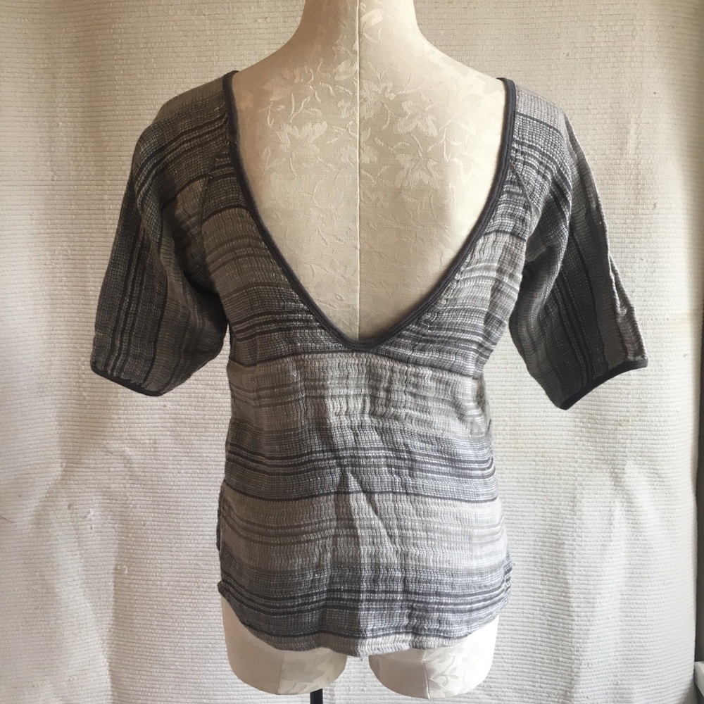 Ace & Jig Reversible Striped 100% Cotton Top - Picture 4 of 8